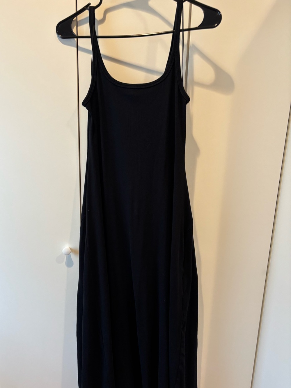 Old Navy Black Maxi Slip Dress with Spaghetti Straps